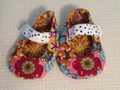 These baby shoes are from a tutorial (LINK) found at Crazy Little Projects.